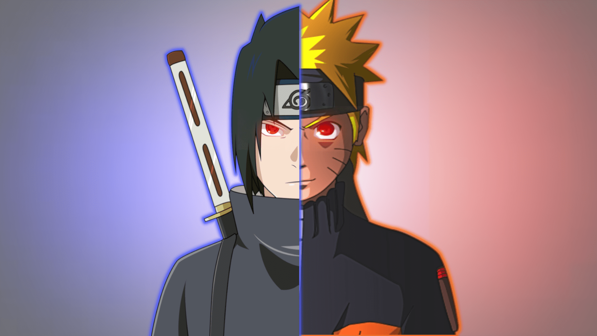 1920x1080 Naruto and Sasuke Wallpaper