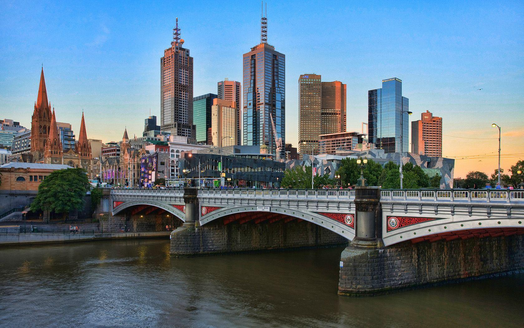 1680x1050 Melbourne Wallpaper