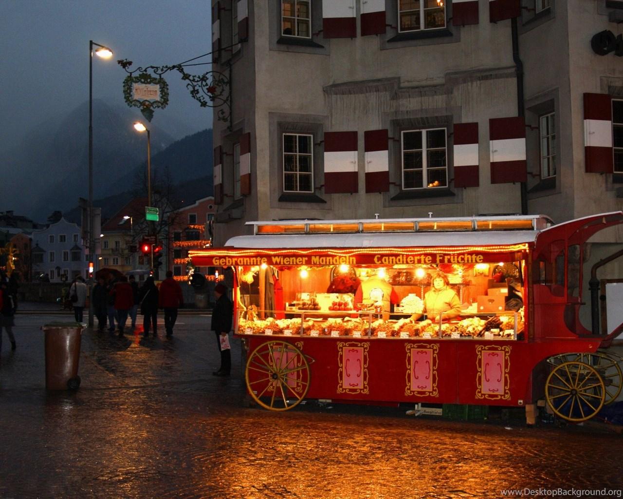 1280x1024 Wallpaper Vienna Christmas Market Caramel Nuts Innsbruck Austria. Desktop Background