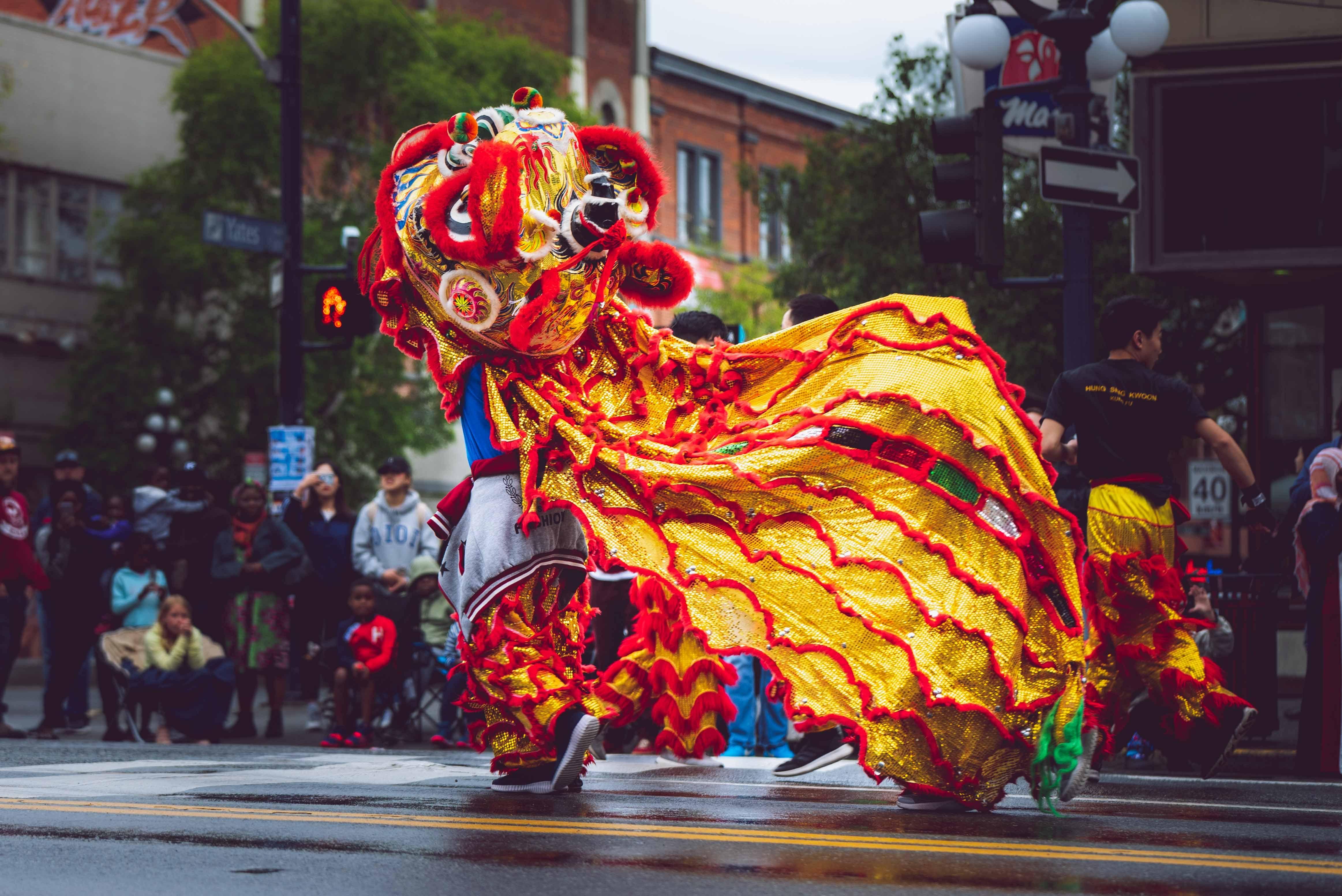 4651x3105 Person Wearing Foo Dog Costume · Free