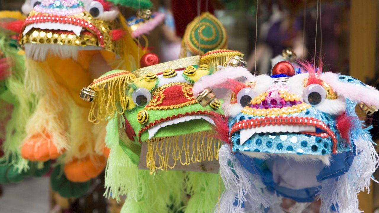 1280x720 Download wallpaper 1280x720 dragons, colorful, figures, toys hd, hdv, 720p HD background