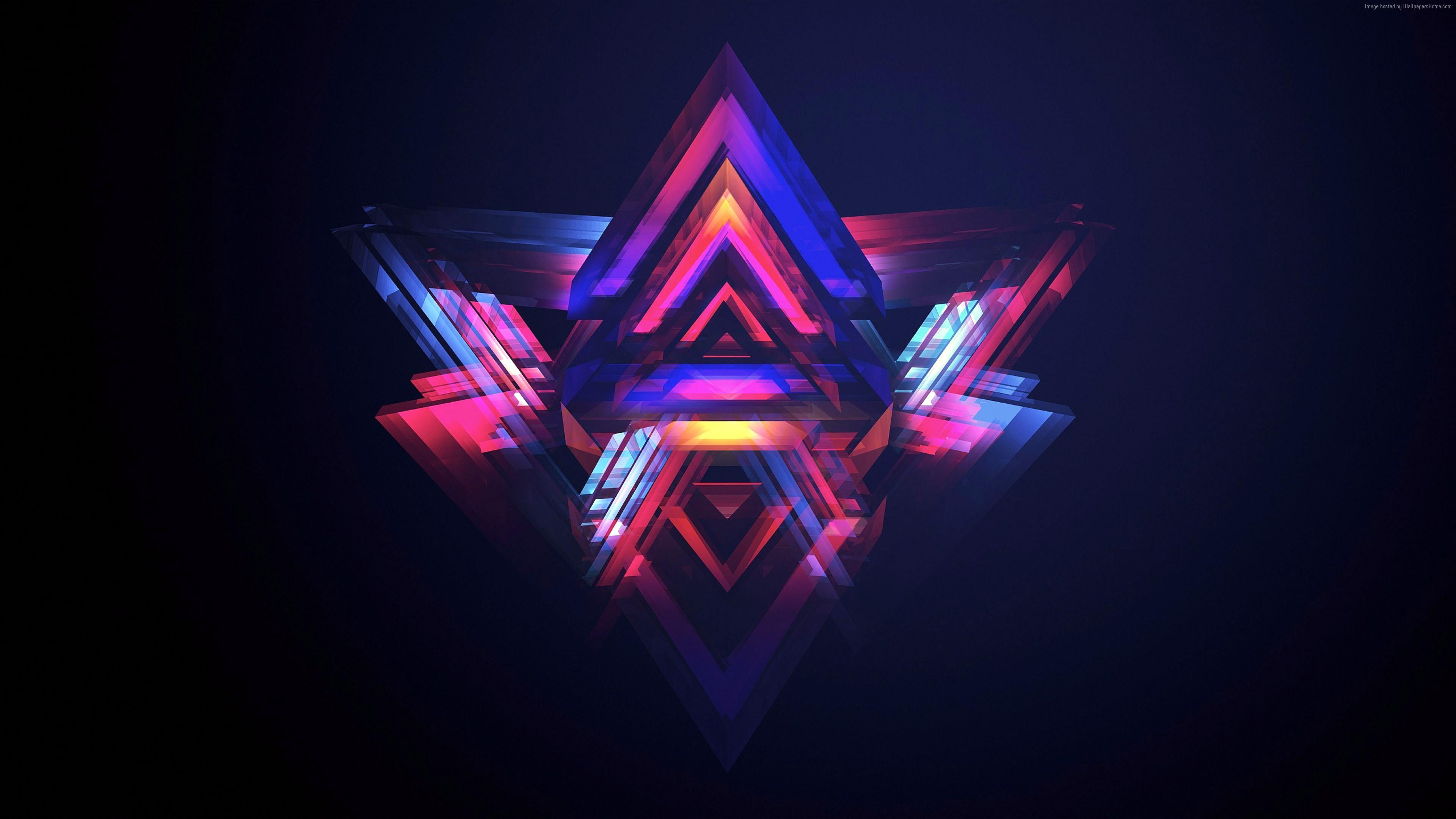 3840x2160 Wallpaper HD, abstract, polygon, Abstract Wallpaper Download Resolution 4K Wallpaper