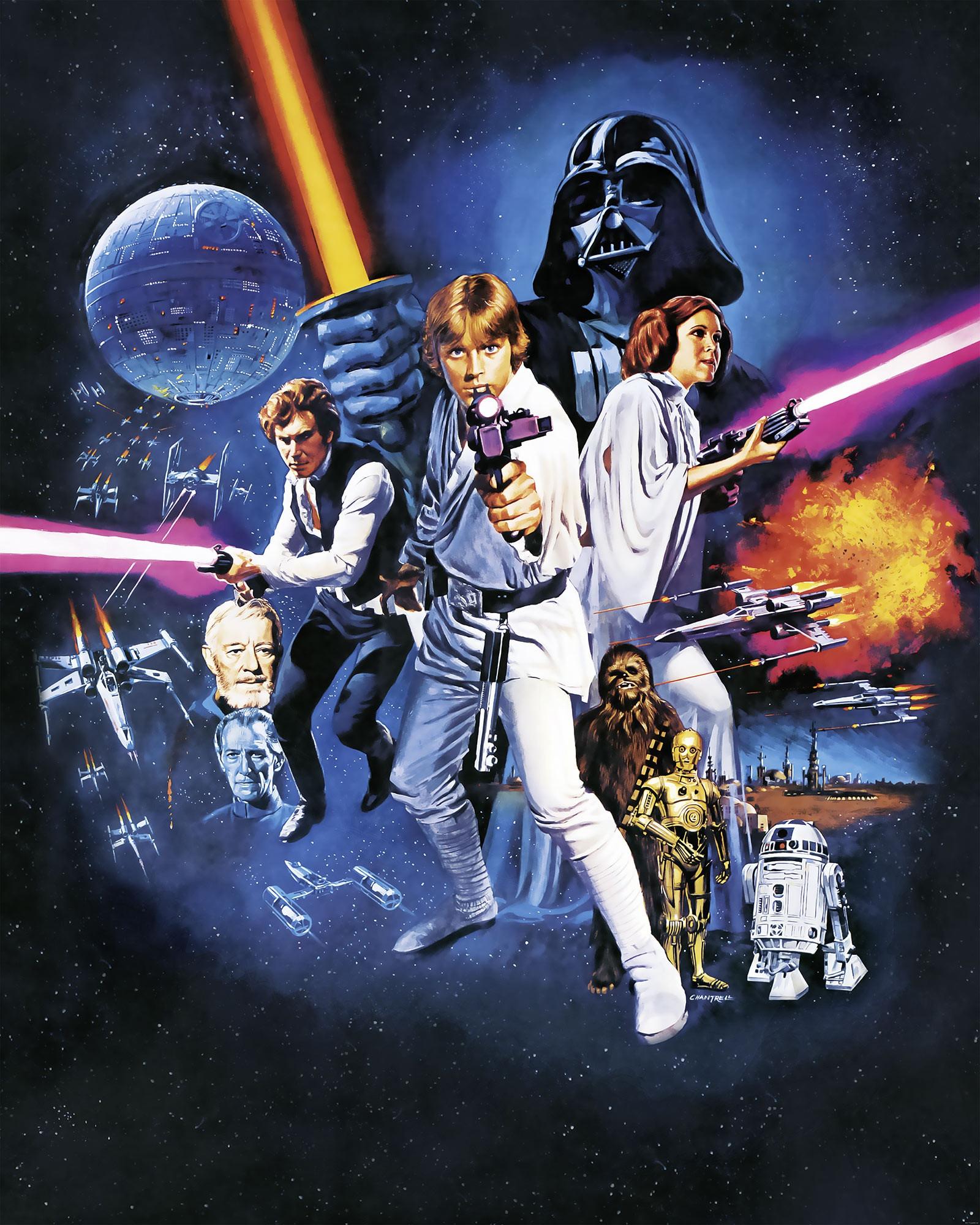 1600x2000 Non Woven Photomural Star Wars Poster Classic 1 (026 DVD2) From Komar