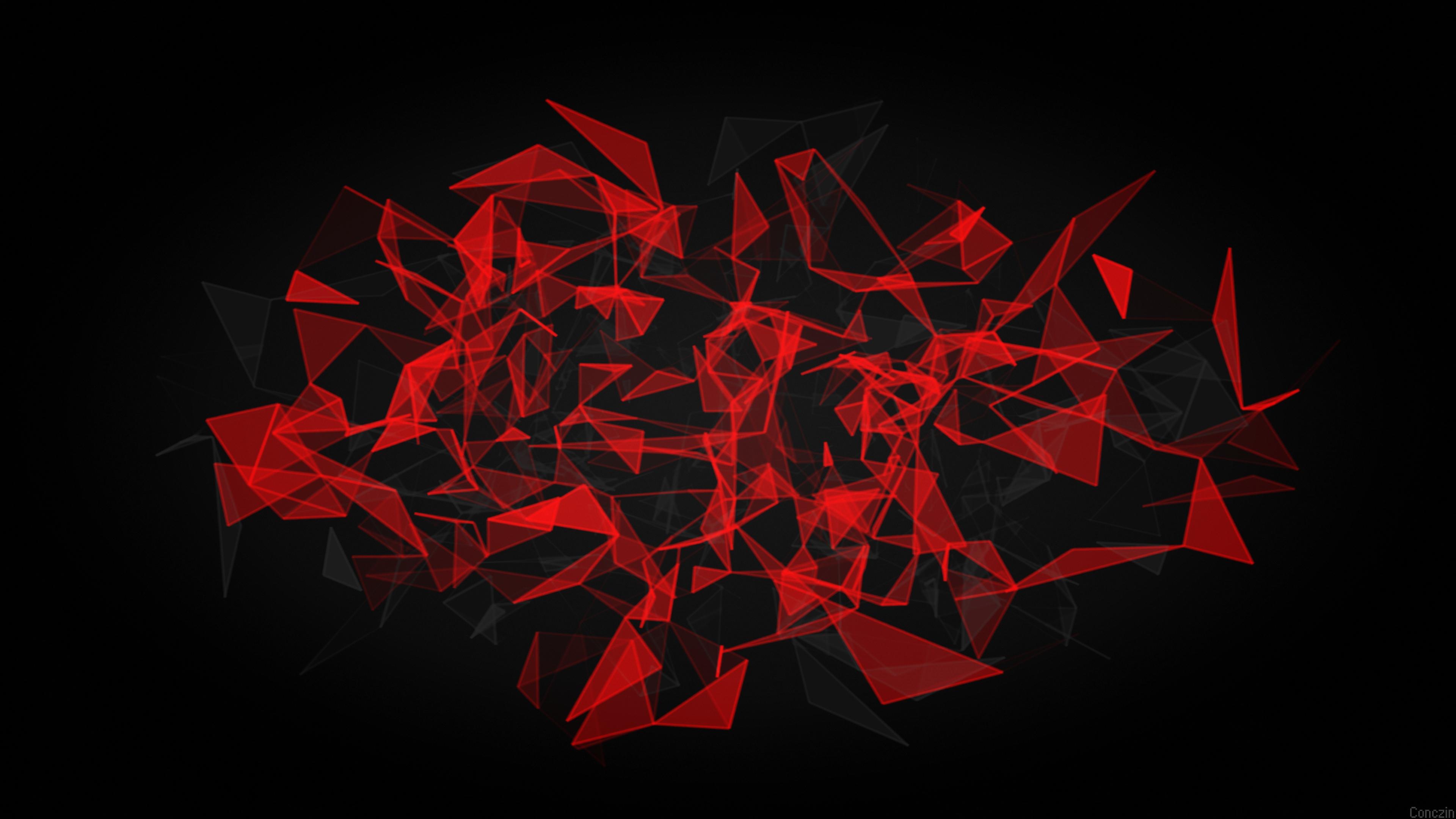 3840x2160 Download 3840x2160 wallpaper red pattern, polygons, abstract, 4k, uhd 16: widescreen, 3840x2160 HD image, background, 1649