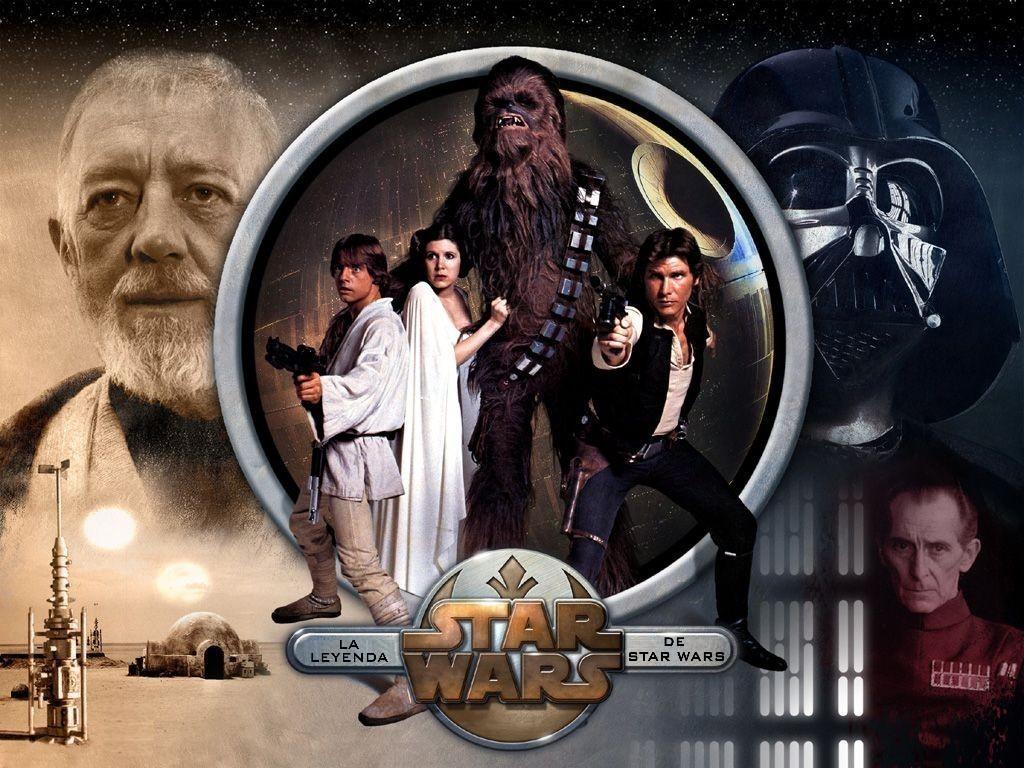 1024x768 The Original Trilogy: Characters Wars Wallpaper