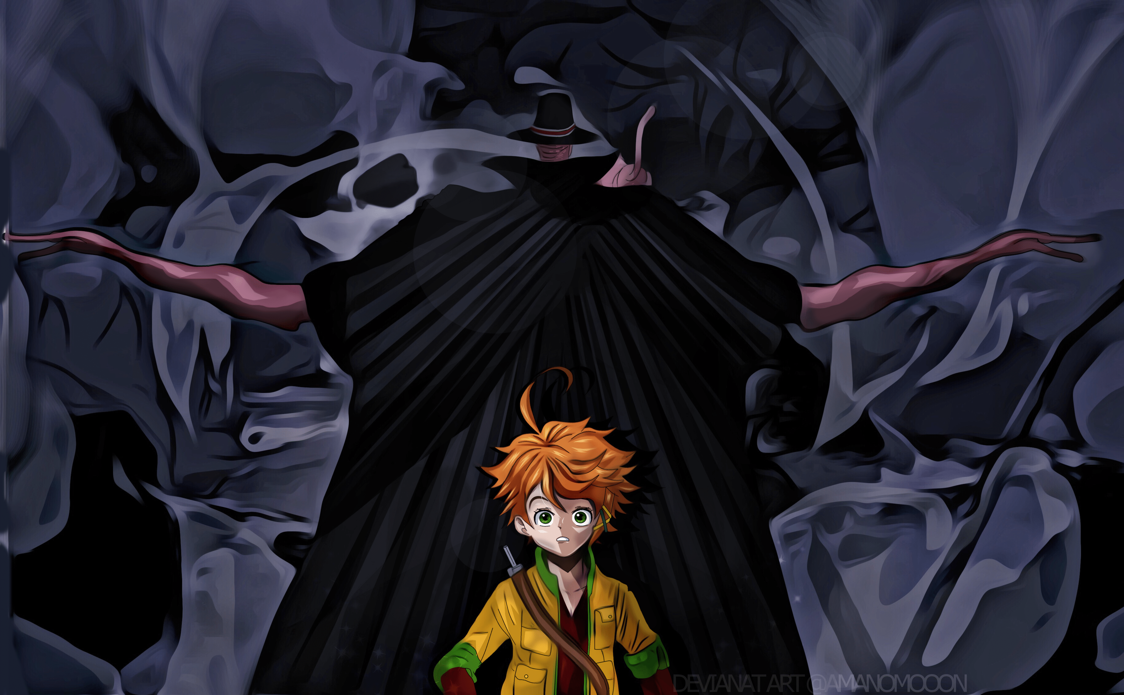 3660x2264 Emma (The Promised Neverland), Leuvis (The Promised Neverland) wallpaper. Mocah HD Wallpaper