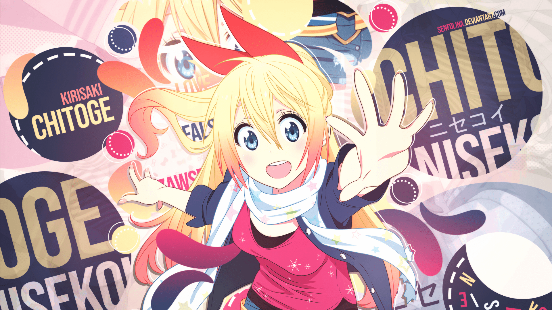 1920x1080 1920x1080 Nisekoi, Chitoge Kirisaki, Anime wallpaper PNG. Mocah HD Wallpaper