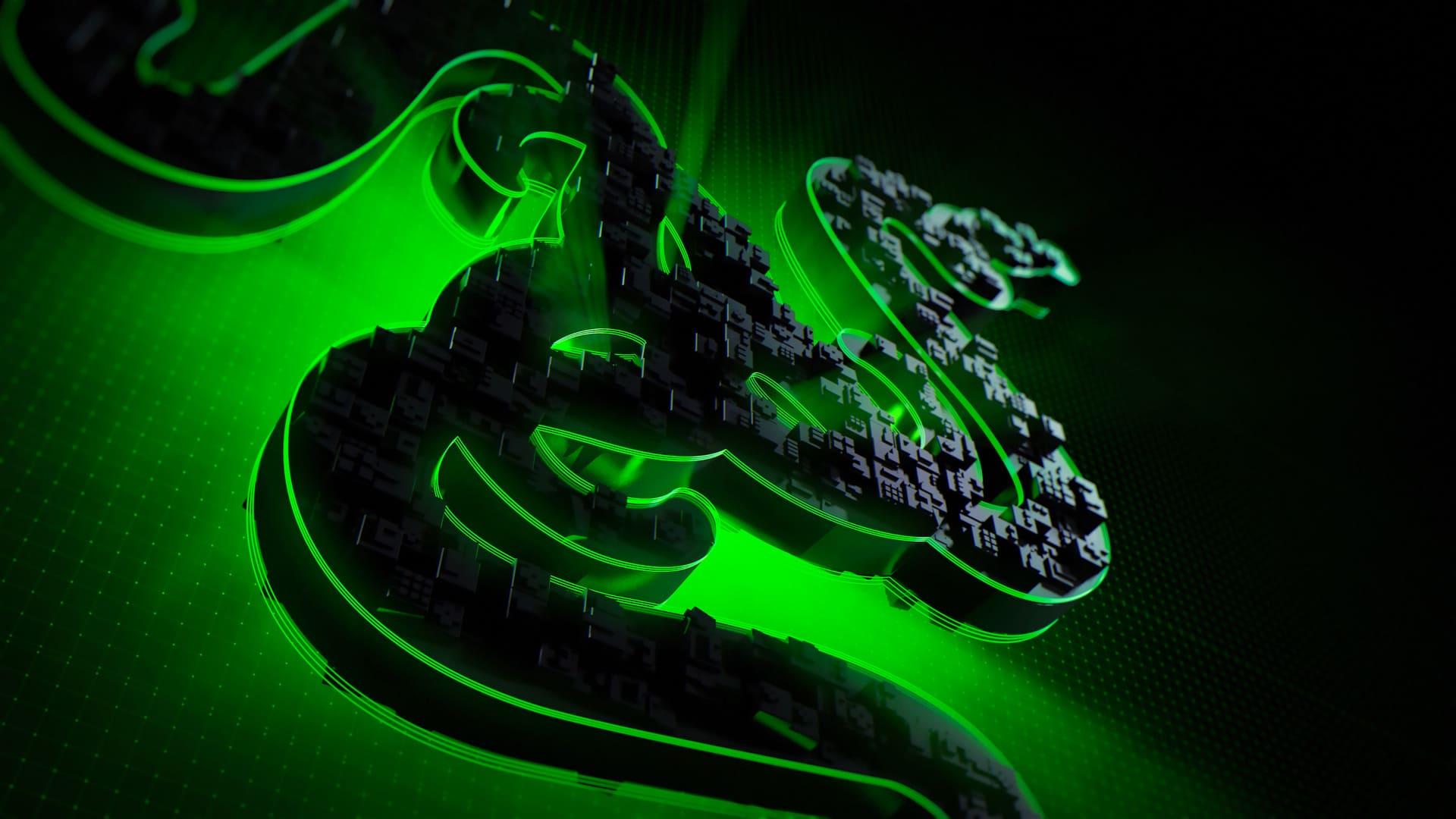 1920x1080 Razer Green Logo Laptop Background Razer Green Logo Background For Laptop