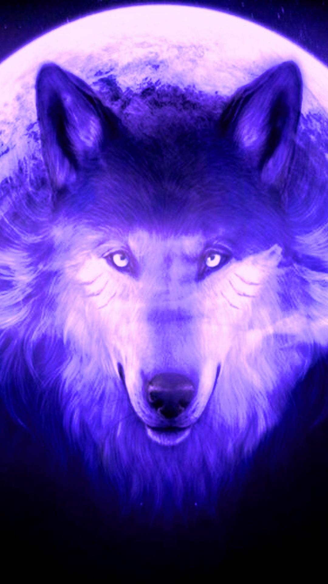 Purple Wolves Wallpapers - Top Free Purple Wolves Backgrounds ...