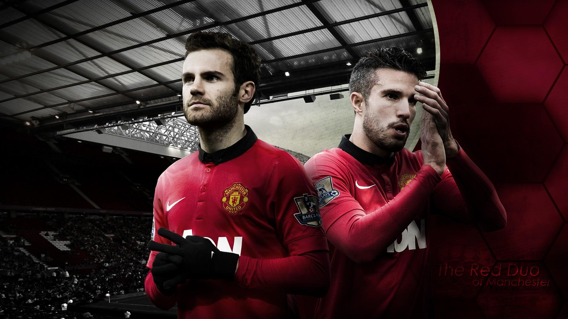 1920x1080 Juan Mata, Robin Van Persie, Manchester United Wallpaper HD / Desktop and Mobile Background