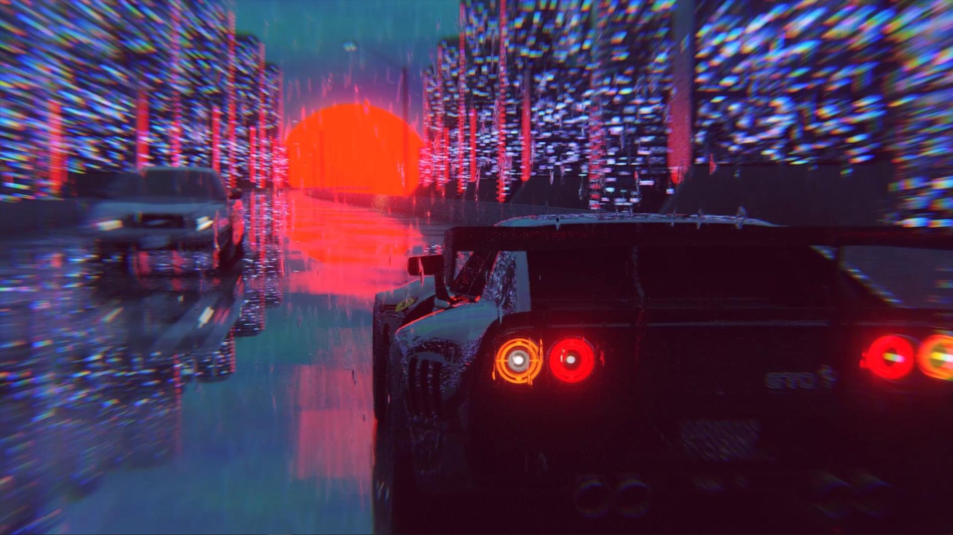 1919x1079 Car in the night city live wallpaper [DOWNLOAD FREE]
