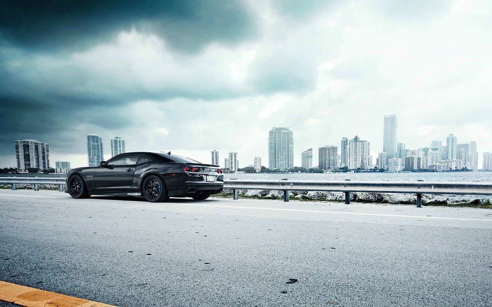 1680x1050 City Street Wallpaper