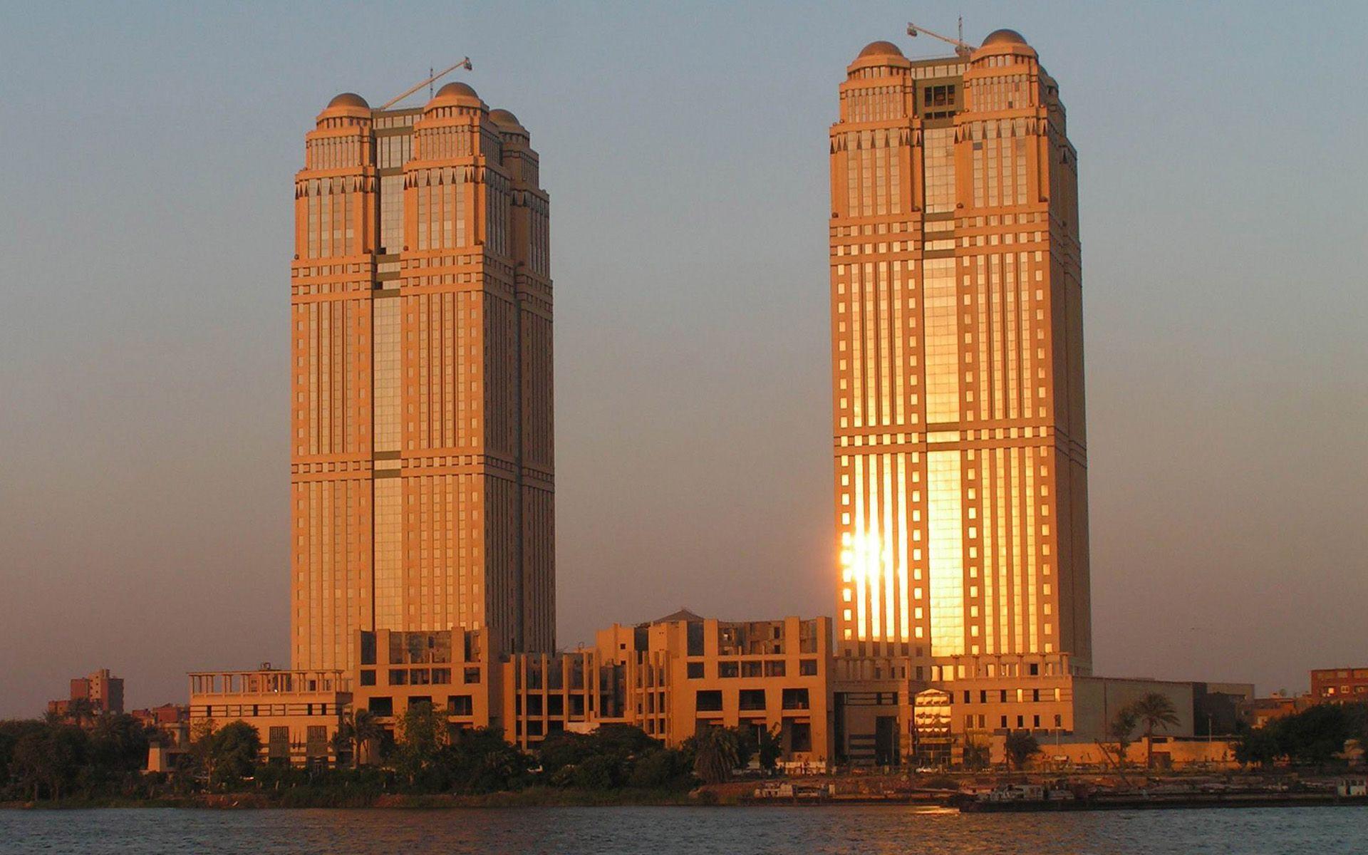 1920x1200 Nile City Towers Cairo