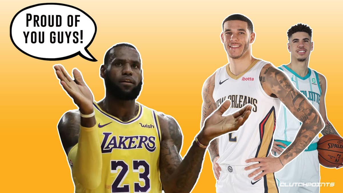 1200x675 Lakers News: LeBron James' Fire Reaction To Lonzo Ball LaMelo Ball Game