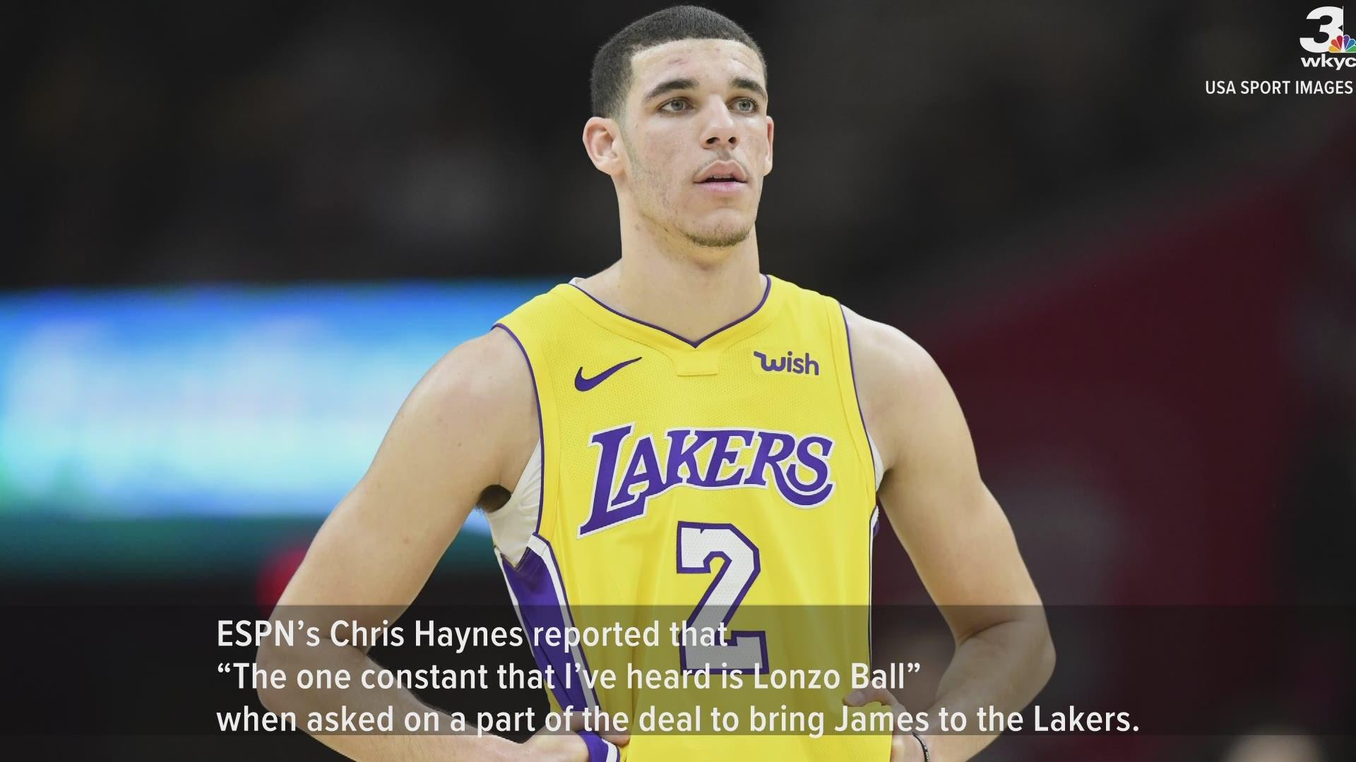 1920x1080 REPORT: Lonzo Ball out if Cleveland Cavaliers SF LeBron James joins Los Angeles Lakers