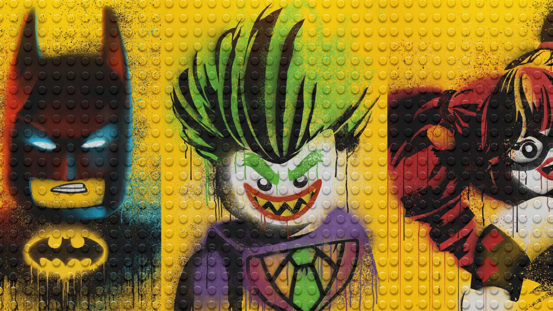 1920x1080 Desktop Wallpaper The Lego Batman, Harley Quinn And Joker, HD Image, Picture, Background, 6xcwlw