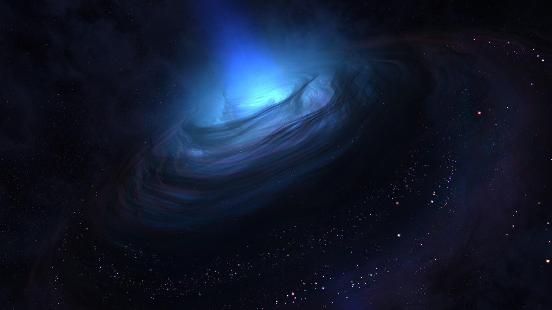 1920x1080 Blue Space Wallpaper HD