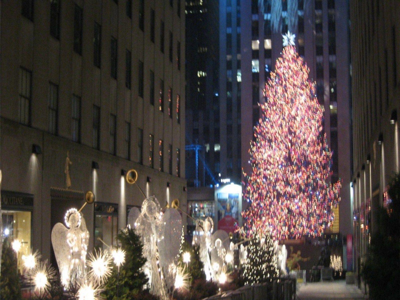 1600x1200 New York Christmas Wallpaper