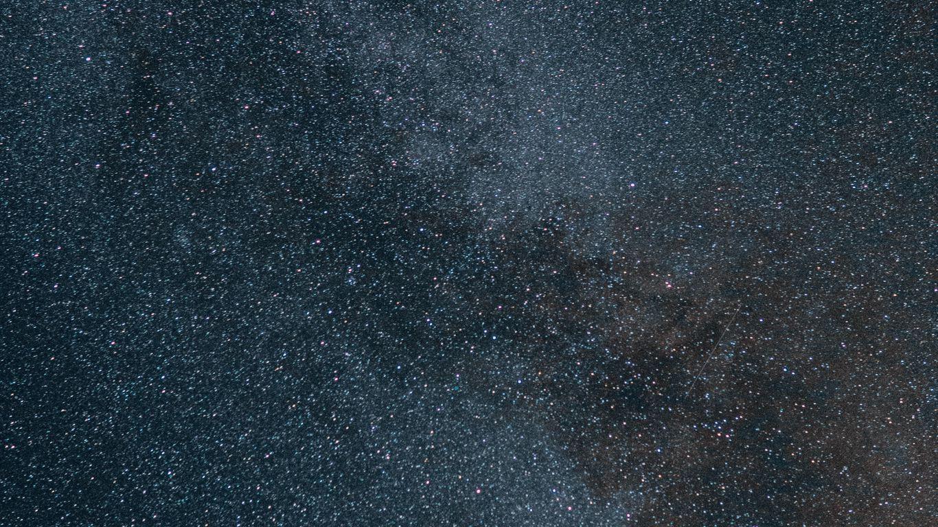 1366x768 Download wallpaper 1366x768 starry sky, stars, milky way, astronomy, space tablet, laptop HD background
