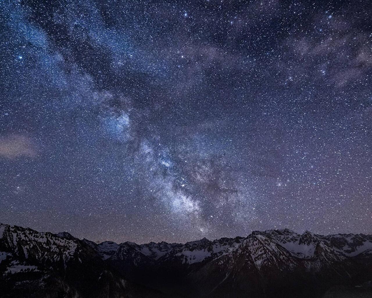 1280x1024 Astronomy, Galaxy, Milky Way, Nebula, Night resized