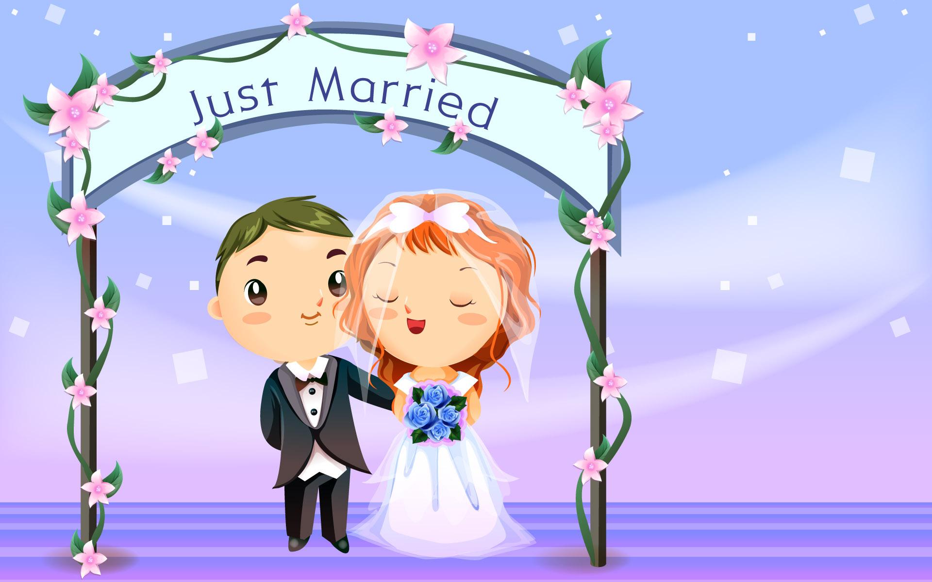 Wedding Cartoon Images Vector Art, Icons, and Graphics for Free Download