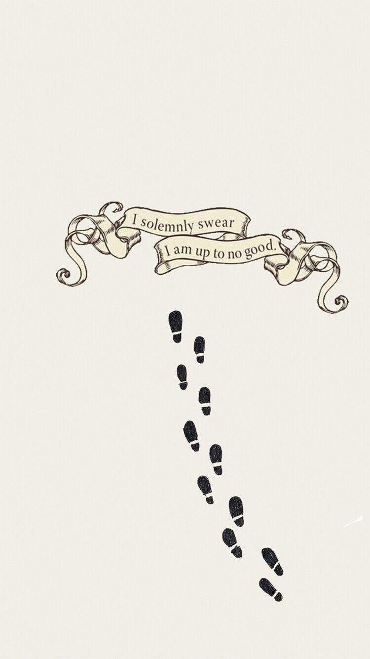 750x1334 Harry Potter iPhone wallpaper I solemnly swear I am up to no good