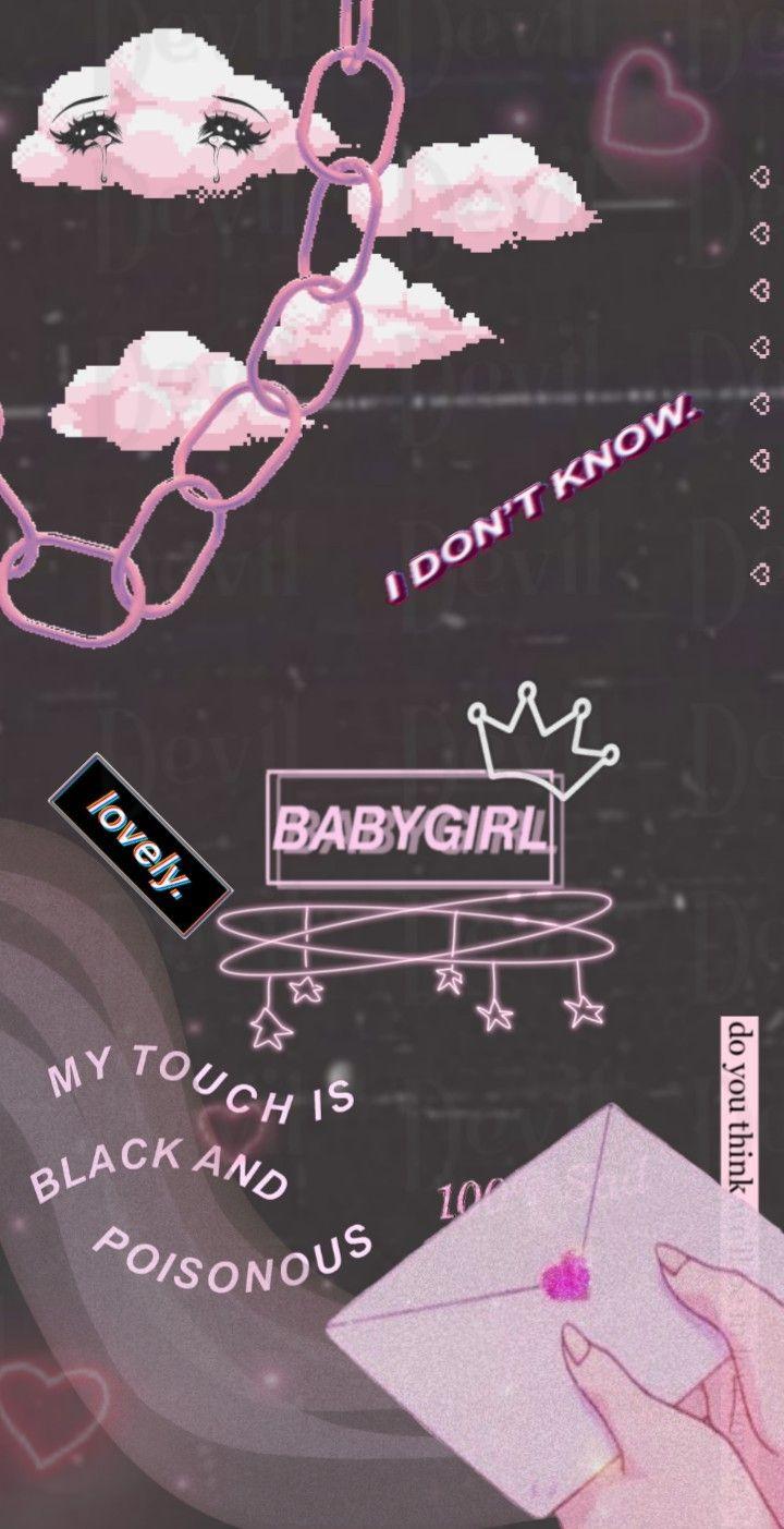 720x1403 Babygirl Aesthetic Wallpaper