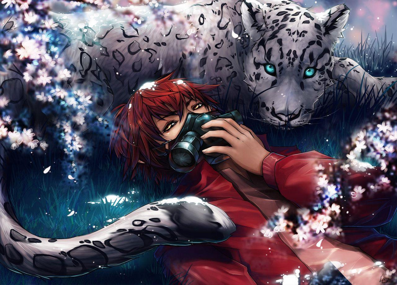 1280x919 Tiger Cat Anime Image Board