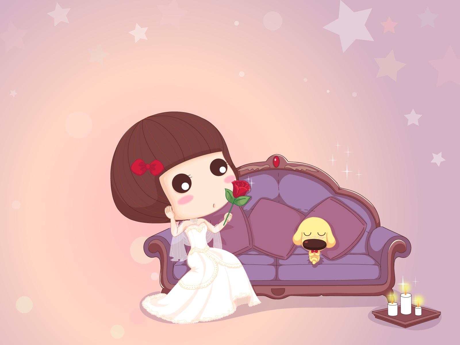 1600x1200 My wedding sets 49487 illustration wallpaper