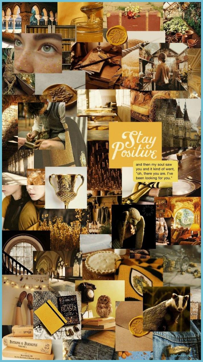 714x1271 Lockscreen Aesthetic Hufflepuff Harry Potter Wallpaper, Harry Aesthetic Wallpaper