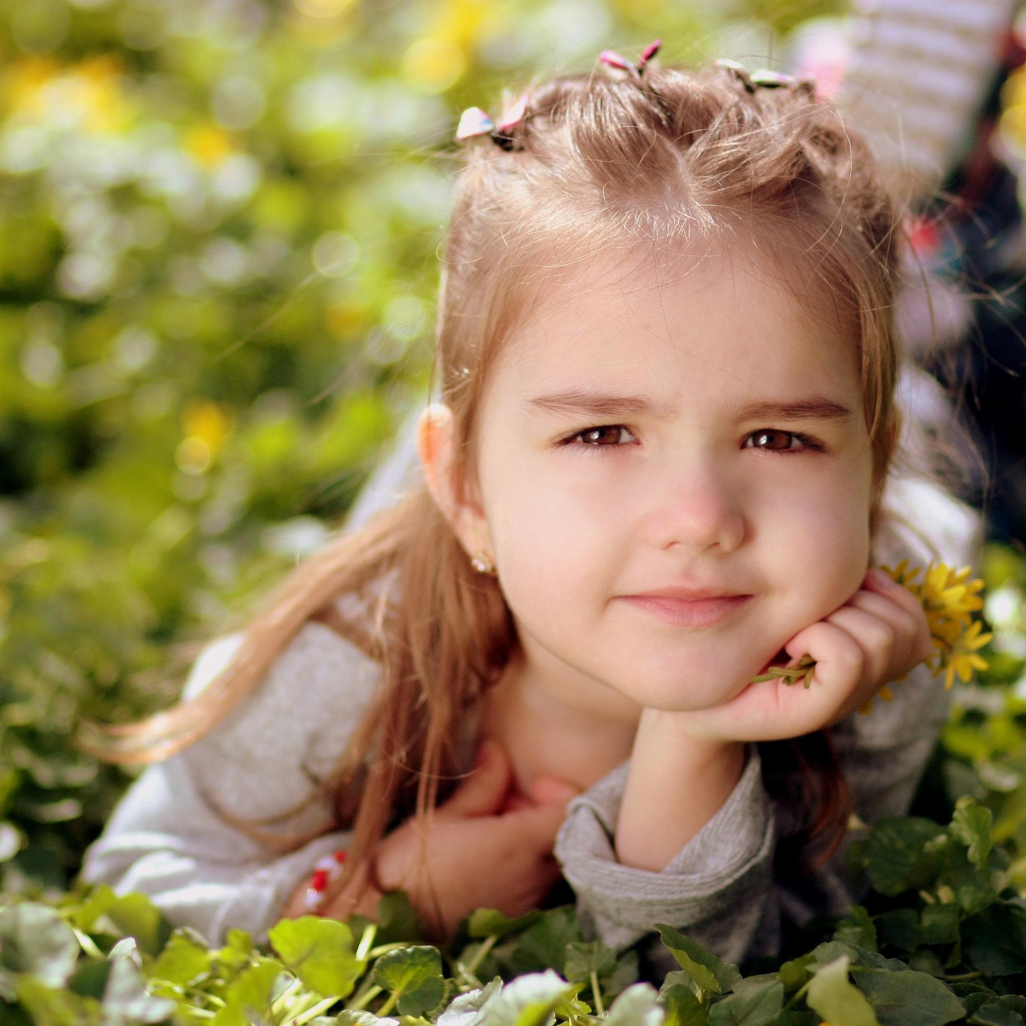 2048x2048 Cute Kid Girl Toddler iPad Air HD 4k Wallpaper, Image, Background, Photo and Picture