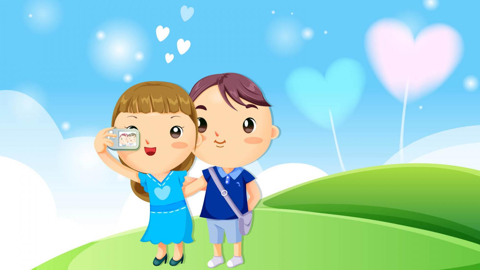 1536x864 Free download Wallpaper Background Romantic Love Wallpaper for [1600x1000] for your Desktop, Mobile & Tablet. Explore Love Cartoon Wallpaper. Funny Cartoon Wallpaper, Cute Cartoon Wallpaper, Free Cartoon Wallpaper