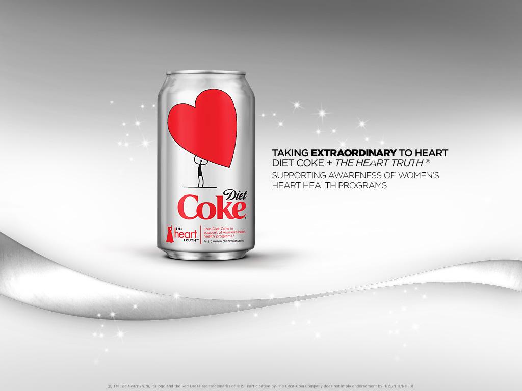 1024x768 Why is there a red dress on diet Coke cans?