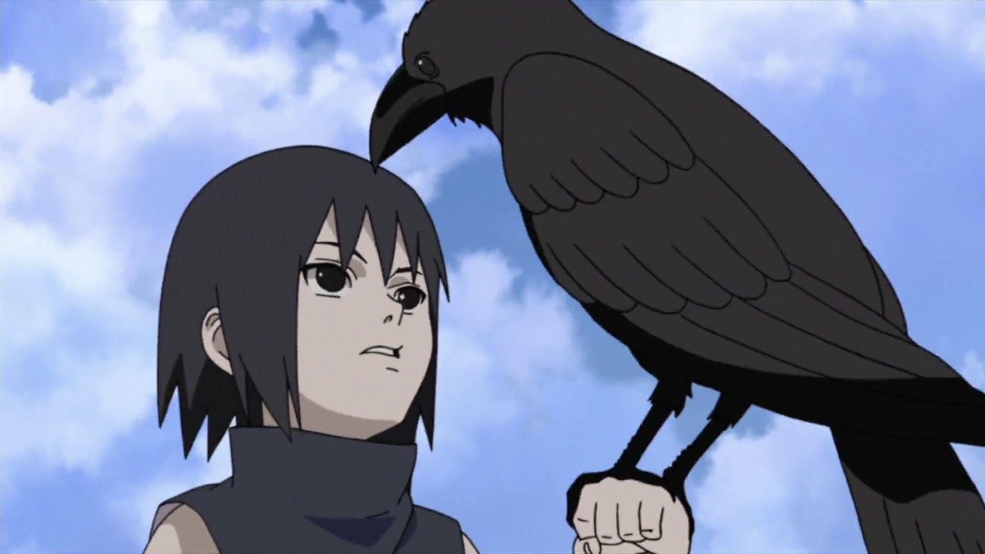 2000x1125 Itachi & Crow.. Naruto Shippuden. Itachi uchiha, Itachi, Anime naruto