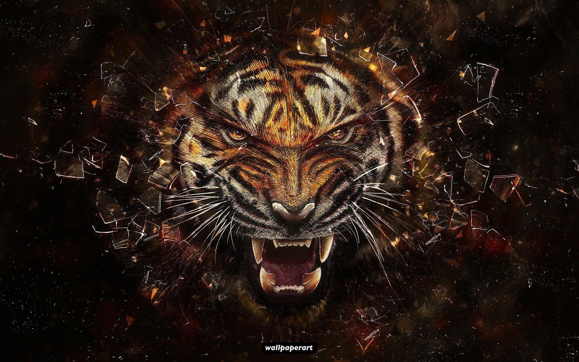 1920x1200 Tiger Wallpaper Free