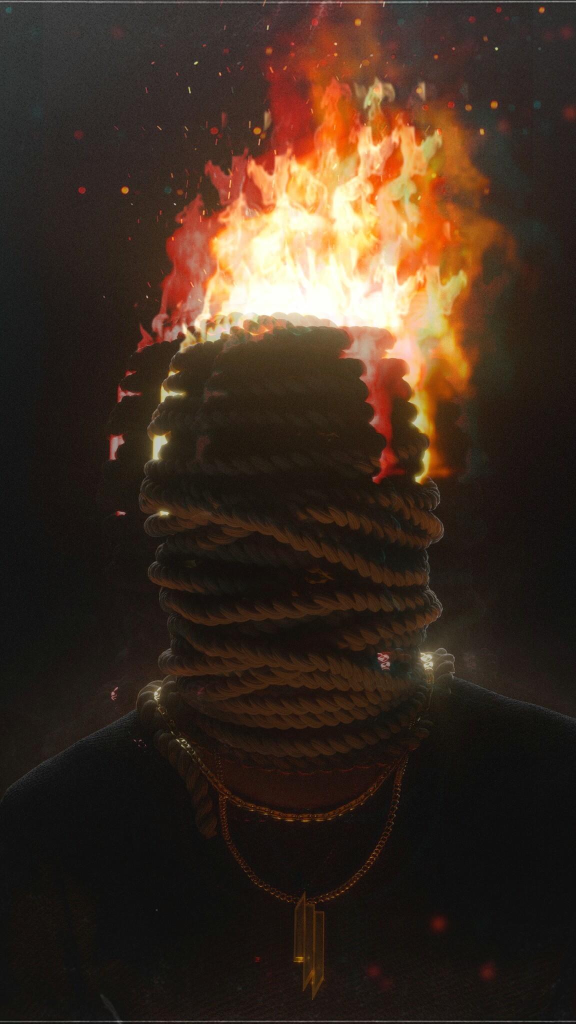 1152x2048 Kendrick Lamar Lamar Humble Skrillex Remix HD Wallpaper