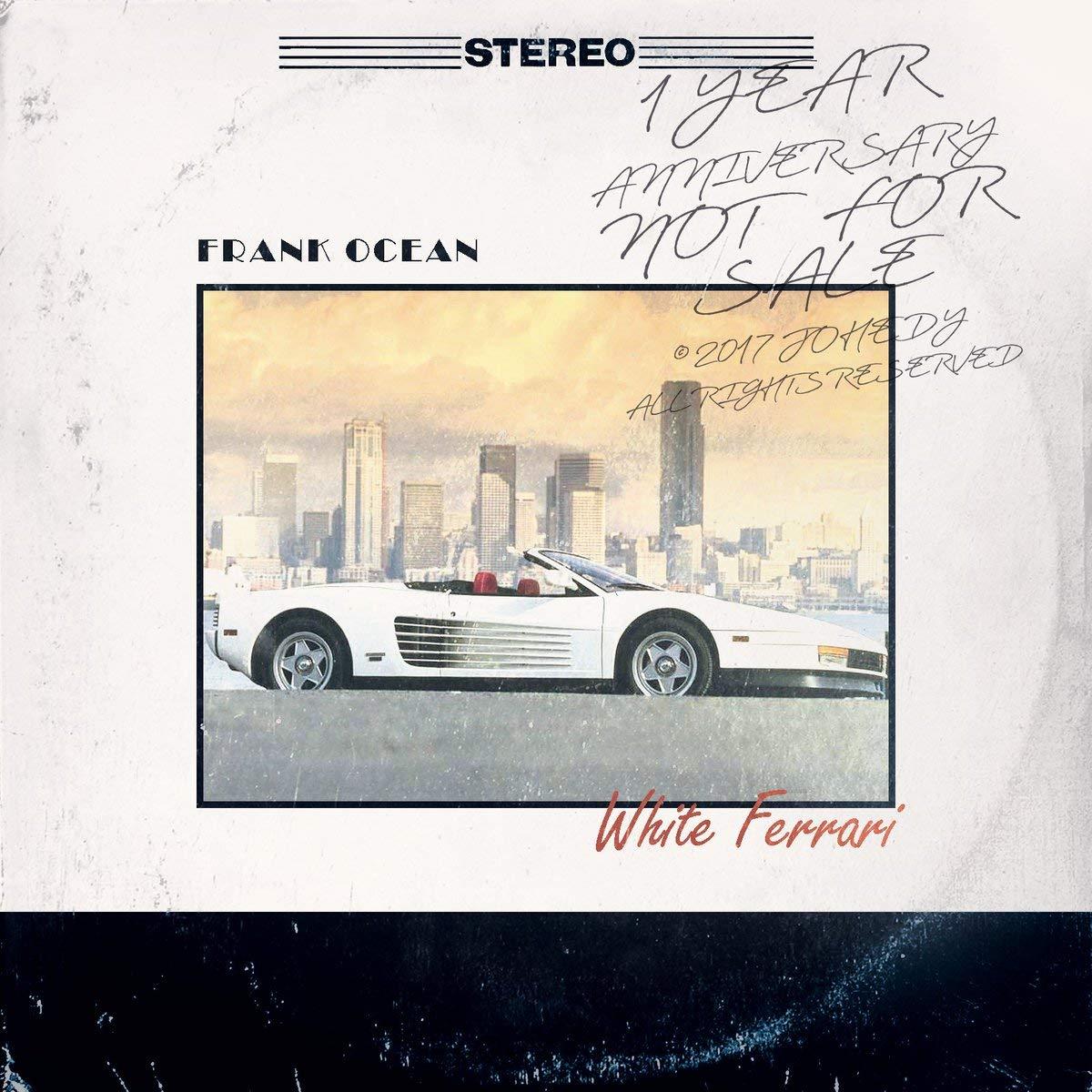 1200x1200 Frank Ocean White Ferrari Poster Decor Gift : Handmade Products