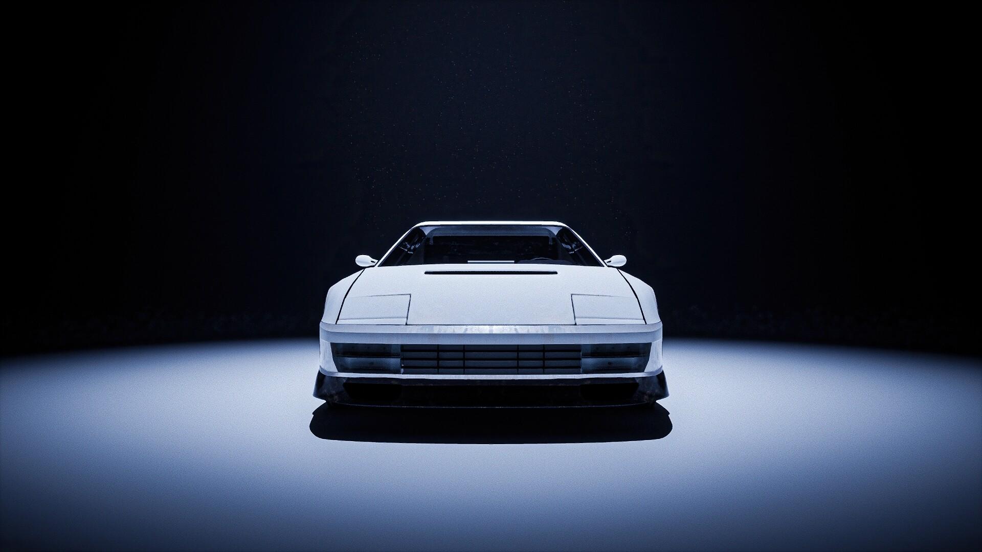 1920x1080 WHITE FERRARI Renders., Vadim Evseiko