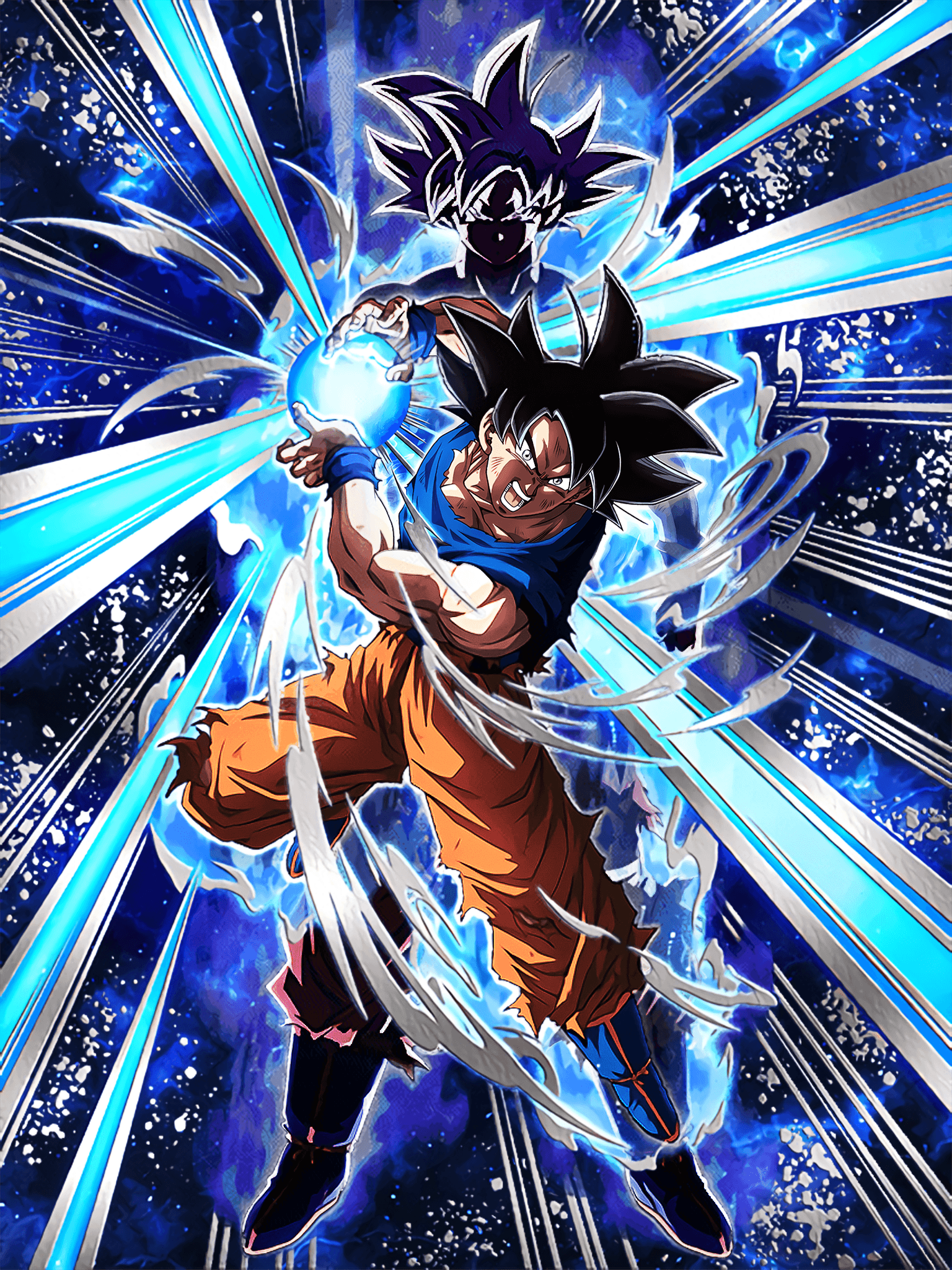 1536x2048 Ultra Instinct Goku Wallpaper