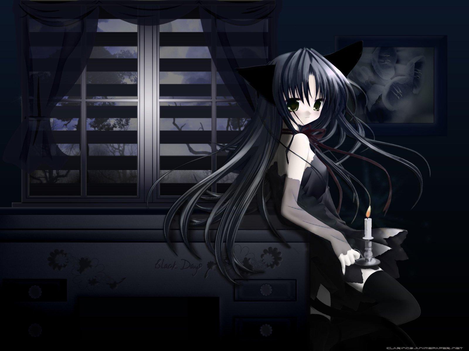 1600x1200 Anime neko wallpaper