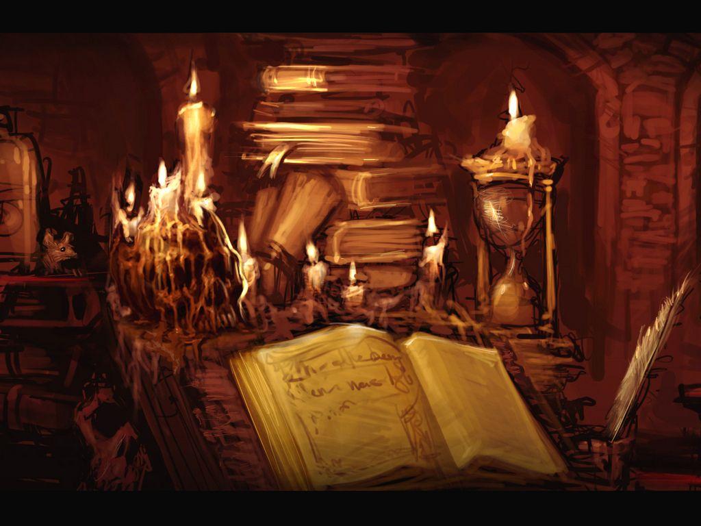 1024x768 Grimoire. Aldora Dawn The Kitchen Witch