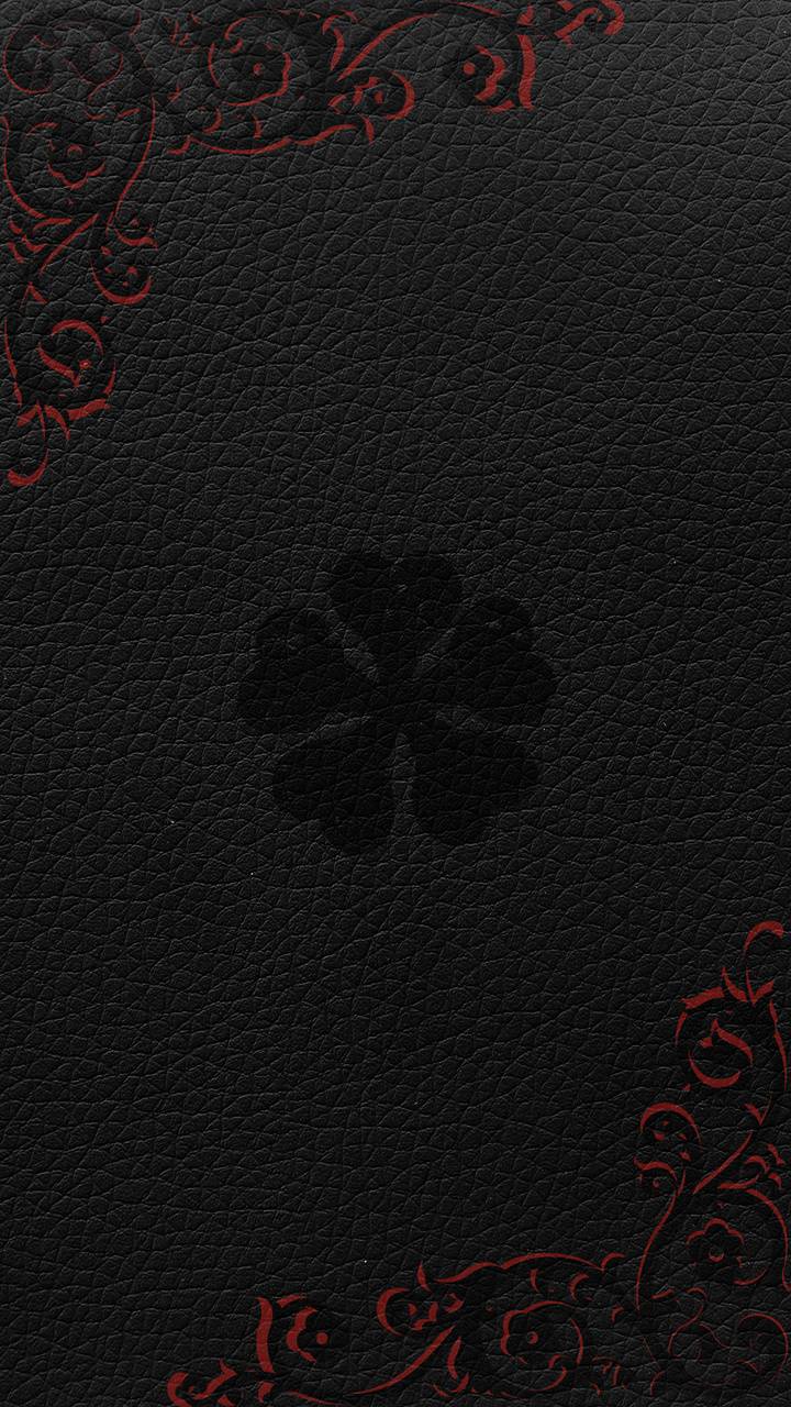 720x1280 Black Clover Logo Wallpaper