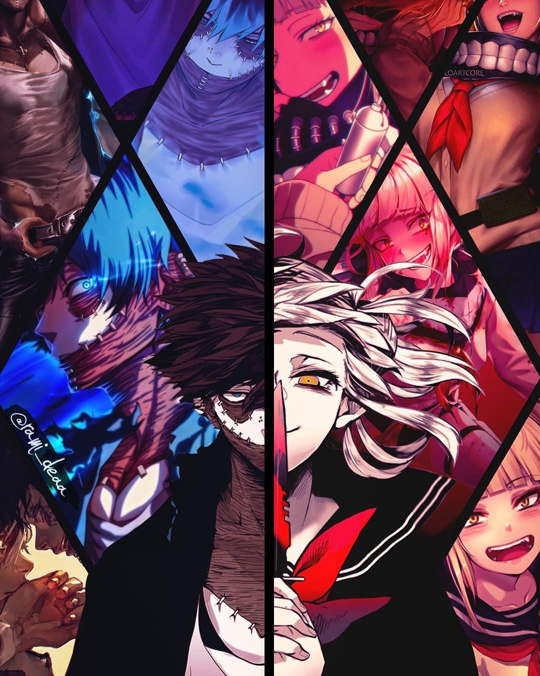 1080x1350 Himiko & dabi boku no hero #bokunoheroacademia #himikotoga #dabi #design #art #japan #tokyo #artist #ani. Yandere manga, Hero wallpaper, Hero academia characters