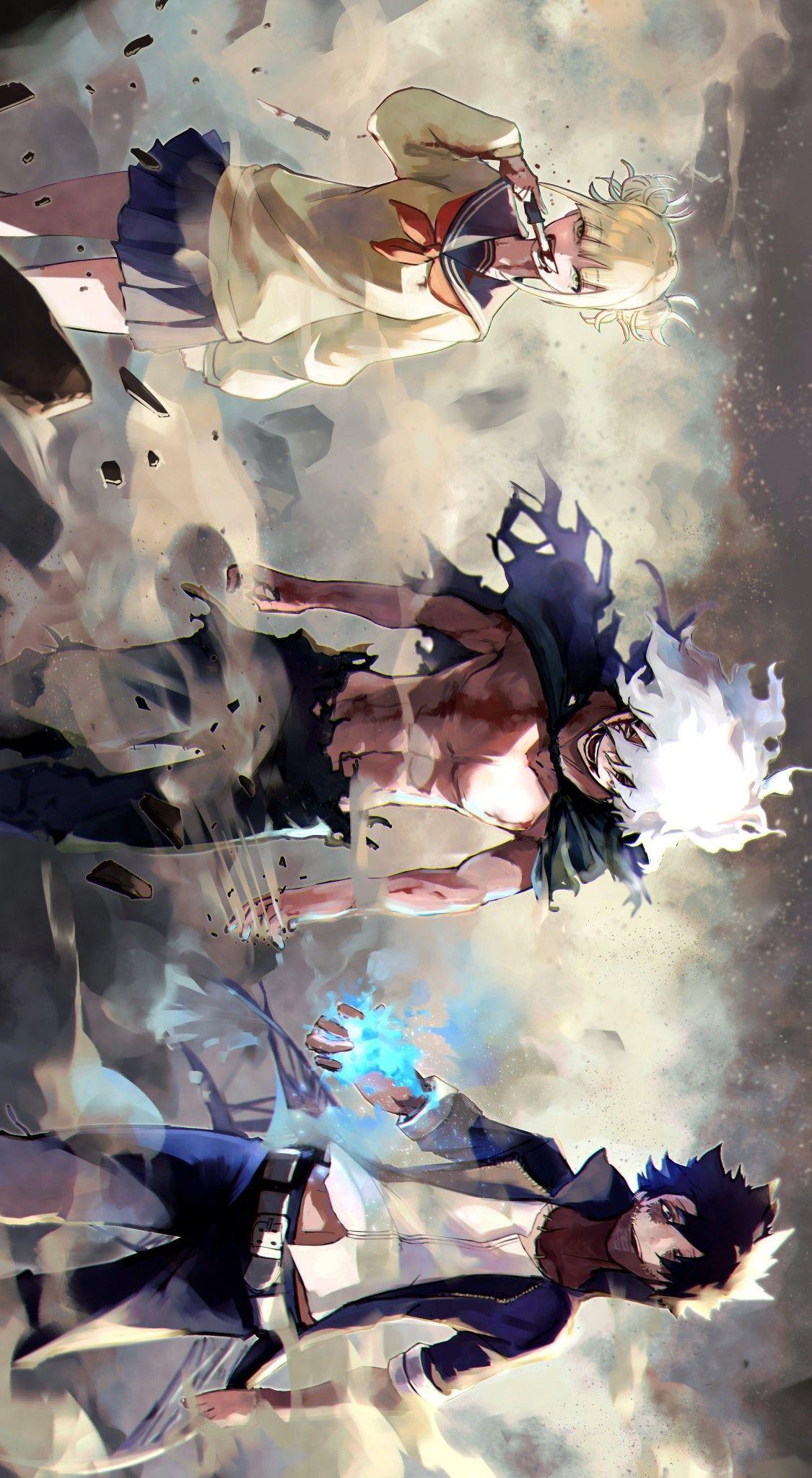 1125x2048 Save & Follow. Shigaraki Tomura • Dabi • Himiko Toga • My Hero Academia • Boku no Hero Academia. Anime villians, Hero wallpaper, Anime background