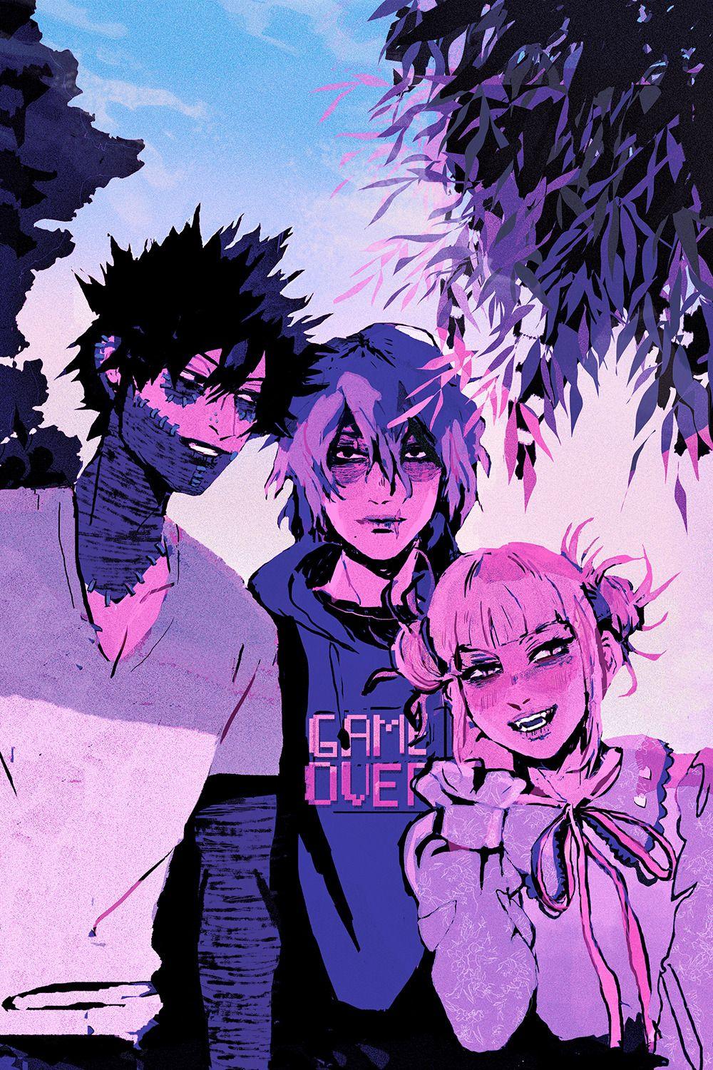 1000x1500 dabi, shigaraki, and toga for the. Hero, Anime villians, Anime