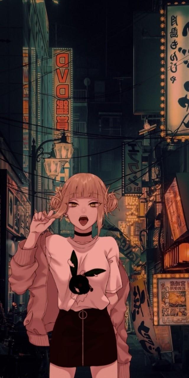 640x1280 Himiko Toga Wallpaper