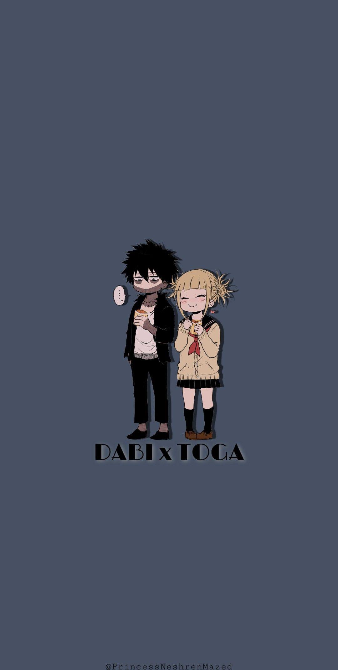 1080x2141 Dabi x Toga wallpaper. Hero poster, Cute anime wallpaper, Chibi wallpaper