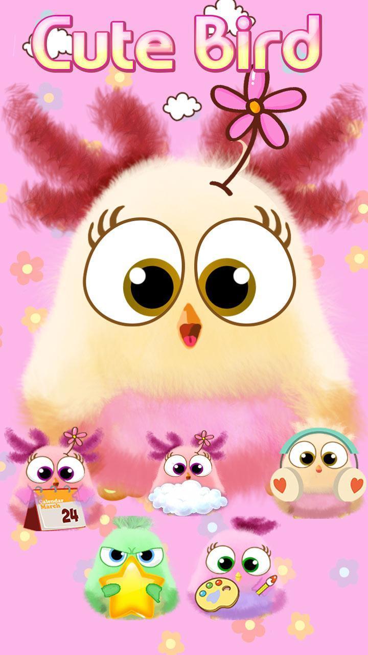 720x1280 Cute birds Theme Live Wallpaper Fluffy Cute for Android