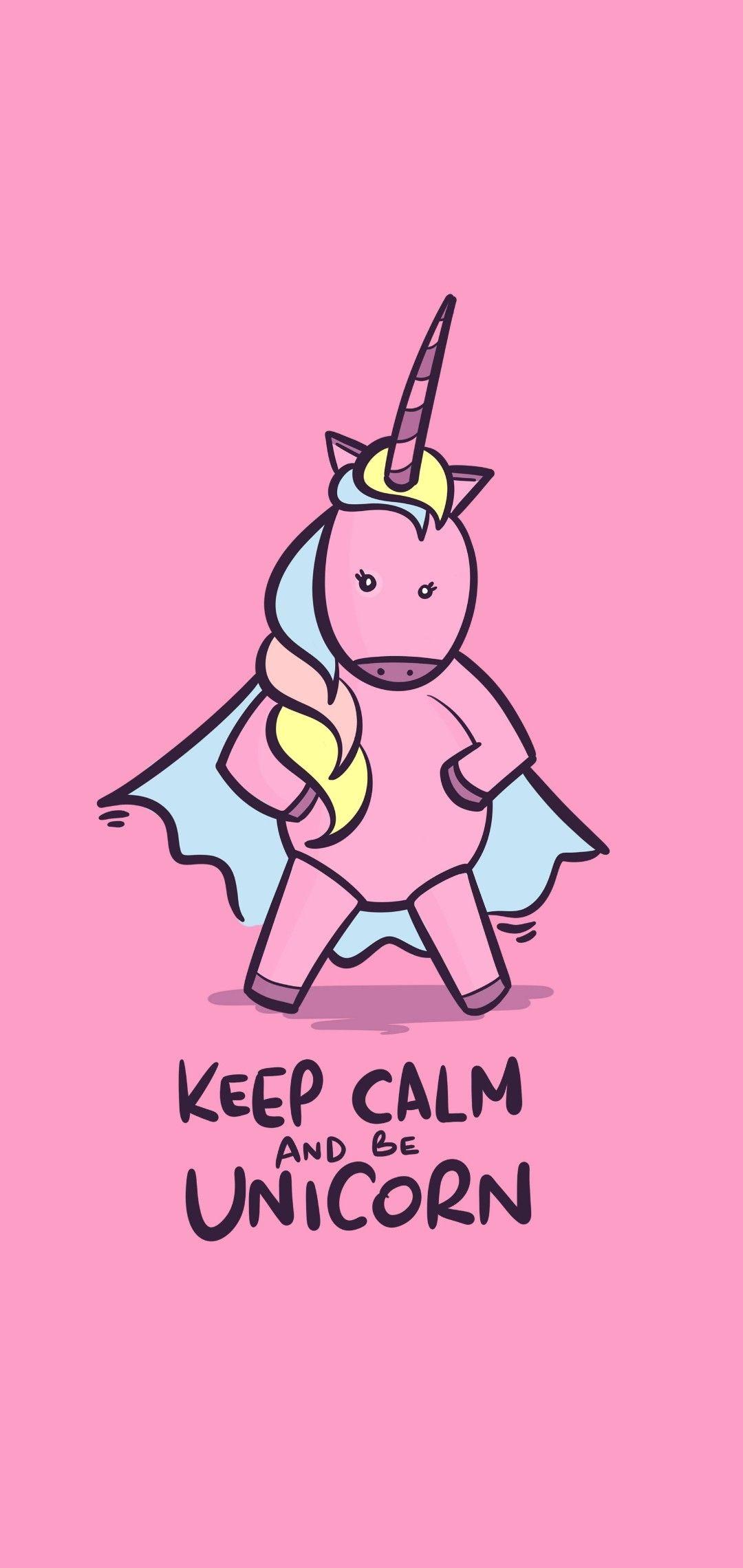 1080x2280 Cartoon Unicorn Wallpaper For Computer