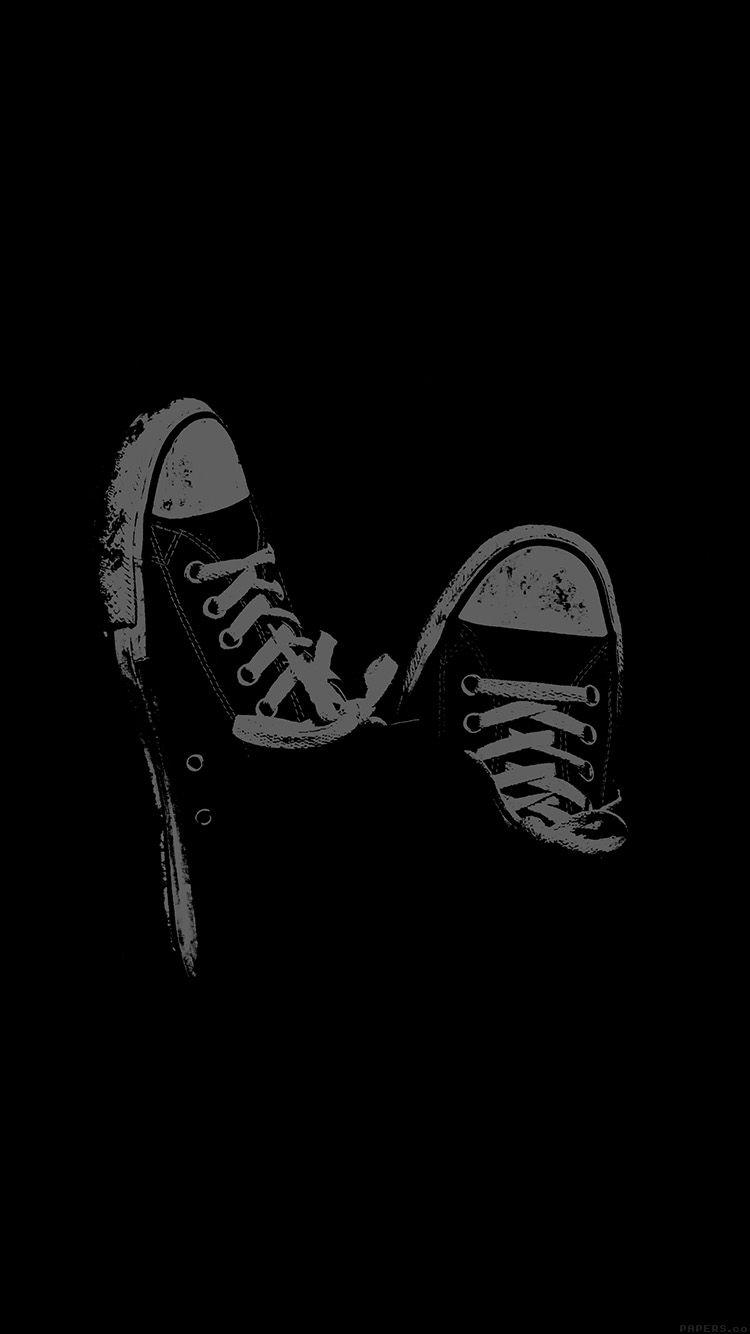 750x1334 Converse Street Shoe Minimal Dark
